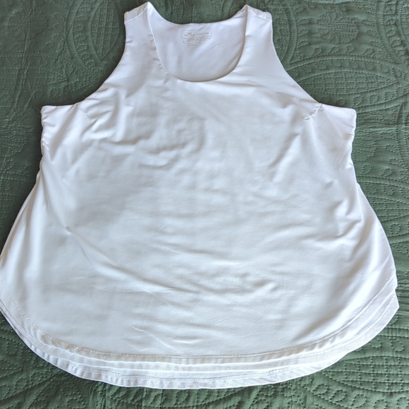 Peter Millar Tops - Peter Millar Crown Sport Billie Double Layer Tank  UPF 50 Sun Protection White L